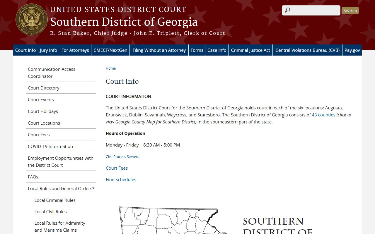 Evans County Clerk of Superior Court online record search systems