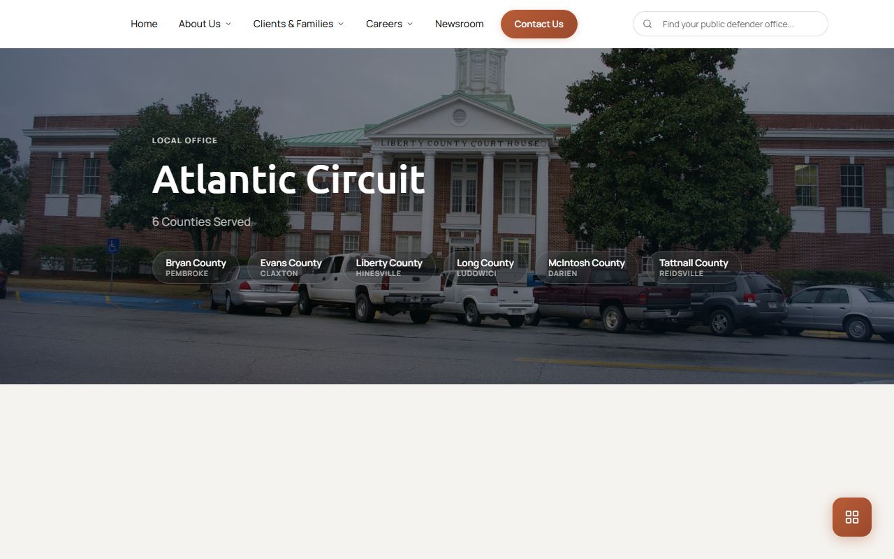 Evans County arrest records and court charges Atlantic Circuit public defender office